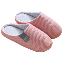 Japanese style slippers for couples indoor soft bottom household men's and women's home shoes spring and autumn wooden floor Japanese style silent slippers