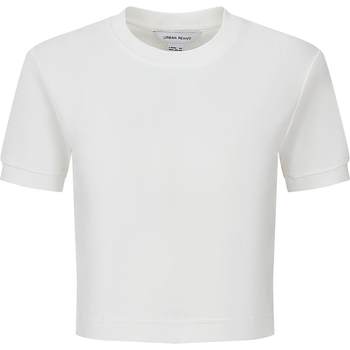 UR2024 Spring Women's Classic Solid Color Versatile Slim Short Round Neck Short Sleeve T-Shirt UWB440003