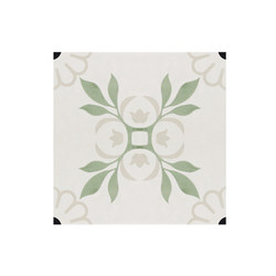 Dana French small fresh tiles green retro tiles kitchen bathroom wall tiles balcony yard non-slip floor tiles