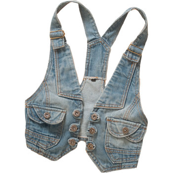 New waist denim vest women's short coat vest summer halter neck pony clip waistcoat French retro waistband