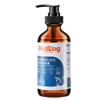 Red Dog Fish Oil ຫມາແລະແມວ Omega3 Pet Dogs and Cats Anchovy Oil Cats Anti-hair Loss Skin Care Lecithin