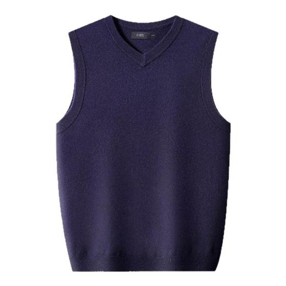 Shanshan Spring Men's Vest Sweater Wearing Outside and Inner V-neck Pure Cardigan Sweater Knitted Sweater Daddy's Vest
Shanshan Spring Men's Vest Sweater Wearing Outside and Inner V-neck Pure Cardigan Sweater Knitted Sweater Daddy's Vest