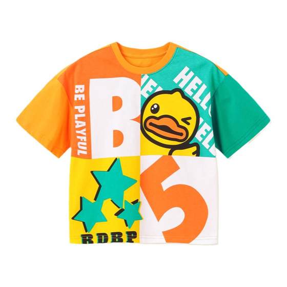 bduck little yellow duck children's clothing children's T-shirt for boys 2025 new short-sleeved summer men's pure cotton half-sleeved trendy cool top for boys
bduck little yellow duck children's clothing children's T-shirt for boys 2025 new short-sleeved summer men's pure cotton half-sleeved trendy cool top for boys
