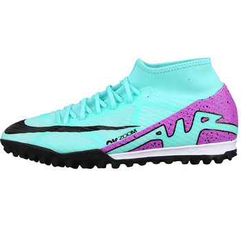 Little Plum Nike Mercurial 15AIR ZOOM mid-range high-top TF break nail cushioning football shoes for men FJ7199-300