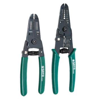 Shida wire stripping pliers insulated hawkbill ການຖອດສາຍອັດຕະໂນມັດແລະການເປີດສາຍ scissors electrician wire dialing pliers duckbill pliers