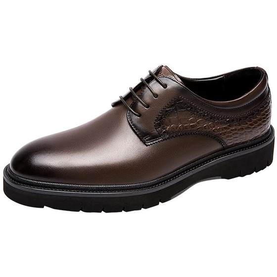Jinlilai men's shoes Derby business formal leather shoes men's banquet wedding shoes men's British genuine leather casual suit shoes men
Jinlilai men's shoes Derby business formal leather shoes men's banquet wedding shoes men's British genuine leather casual suit shoes men