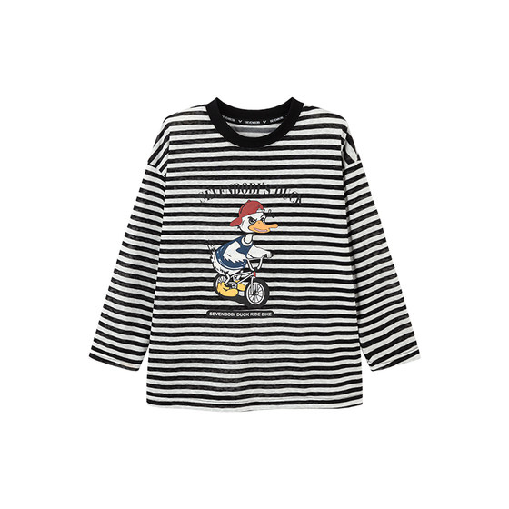 No.7 Children's Craft Girl's Korean Style Cartoon Striped Long Sleeve T-shirt Summer New Children's Long Casual Top Trendy
No.7 Children's Craft Girl's Korean Style Cartoon Striped Long Sleeve T-shirt Summer New Children's Long Casual Top Trendy