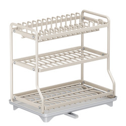 Kitchen rack dish storage rack drain rack household countertop cupboard bowl and chopsticks box multi-functional dish rack