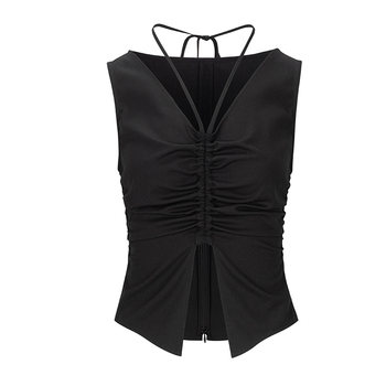 ນາງຈັນ ຈັນທະໄລ - Butterfly Effect - Pleated drawstring camisole