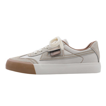 Huali official flagship store canvas shoes Women's shoes 2024 spring and autumn sports sneakers thick-soled shoes white shoes ເກີບຝຶກອົບຮົມສິນທໍາ