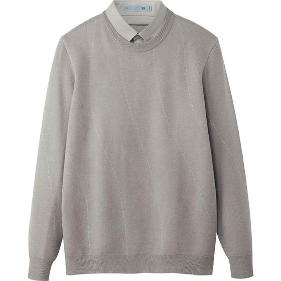 Hailan Home Business Casual Shirt Collar Knit Sweater 24 Winter Fake Two-Piece Jacquard Pullover Sweater Men's Style Warm
Hailan Home Business Casual Shirt Collar Knit Sweater 24 Winter Fake Two-Piece Jacquard Pullover Sweater Men's Style Warm