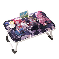 Lonely Rock Oversized Computer Desk Animation Two-dimensional Foldable Table Bed Dormitory Student Study Table Cartoon Writing Small Table Laptop Stand Folding Lap Table