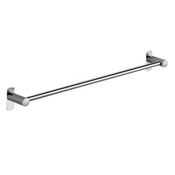 304 thickened towel bar stainless steel single rod towel rack bathroom towel rack no punching hanging rod punched single rod