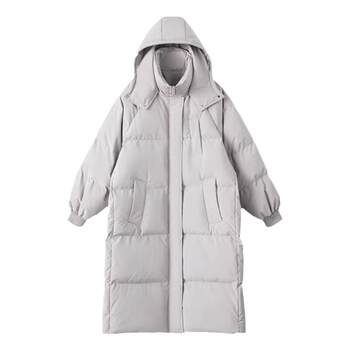 Oversize thickened cotton coat women's long Korean style loose students cotton coat jacket 2023 trendy coat coat over knee