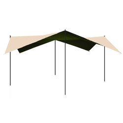 Vinyl canopy tent outdoor camping picnic equipment outdoor sun protection and rainproof Oxford cloth camping pergola awning