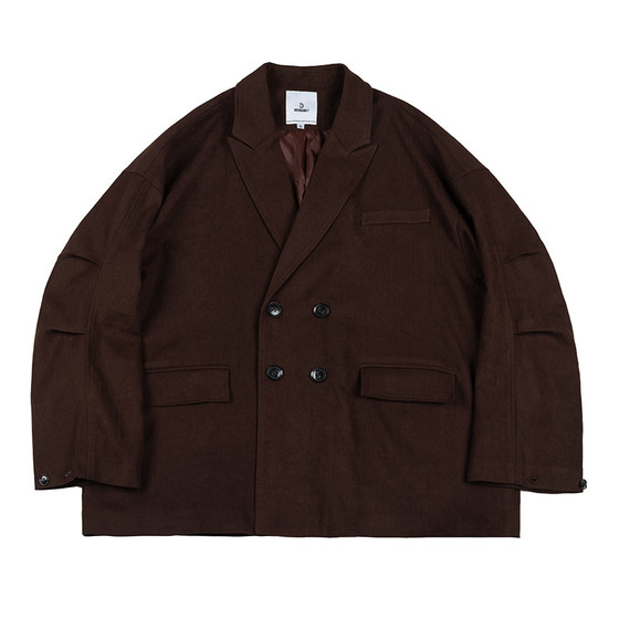 Nobodyknows Spring and Autumn Japanese Double Bretted Texture Texture Retro Simple Suit Loose Suit Men's Blazer
Nobodyknows Spring and Autumn Japanese Double Bretted Texture Texture Retro Simple Suit Loose Suit Men's Blazer