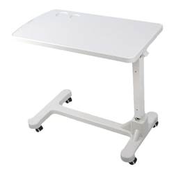 Hospital bed dining table ABS bedside table nursing home care lifting folding table simple * computer table mobile wheel