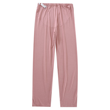 Modal ກາງເກງແມ່ທ້ອງພາກຮຽນ spring ແລະດູໃບໄມ້ລົ່ນຂະຫນາດໃຫຍ່ trousers ວ່າງຊື່ບ້ານ pajama pants ສະຫນັບສະຫນູນທ້ອງສາມາດປັບໄດ້ສາມາດ worn ນອກ summer