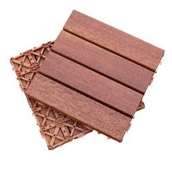 Pineapple lattice balcony solid wood floor self-laying outdoor splicing floor garden courtyard outdoor anti-corrosion wood terrace floor