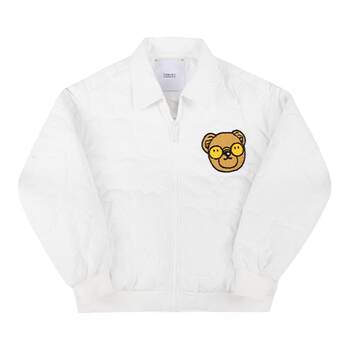 TSMLXLT Bear Fashionable Versatile Personality Loose Cotton Jackets for Men and Women Couples Trendy