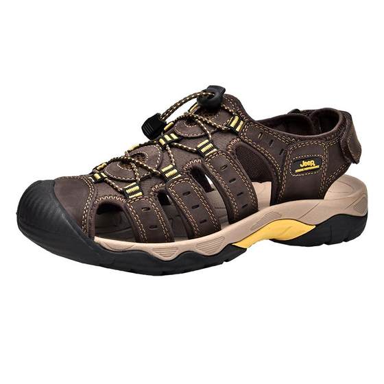 Jeep Jeep Outdoor Hiking Sandals Men's Summer Baotou New Beach Shoes Anti-Slip Wading Shoes Sports Trail Shoes
Jeep Jeep Outdoor Hiking Sandals Men's Summer Baotou New Beach Shoes Anti-Slip Wading Shoes Sports Trail Shoes