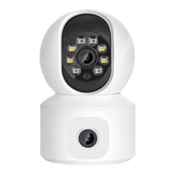 Yishiyun home dual lens camera remote mobile phone wireless wifi monitor 360 degree full HD night vision