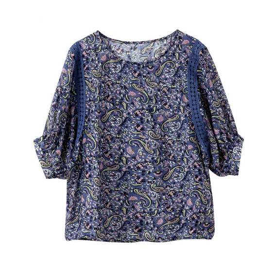 Baoshili Bat Sleeve Lace Printed Shirt for Women 2025 Summer Fashion Slim and Versatile Loose Casual Shirt
Baoshili Bat Sleeve Lace Printed Shirt for Women 2025 Summer Fashion Slim and Versatile Loose Casual Shirt