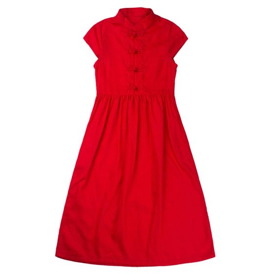 Xiaoleying original 143 Camellia red linen fake plate button girl literary dress autumn mother and daughter parent-child outfit 39
Xiaoleying original 143 Camellia red linen fake plate button girl literary dress autumn mother and daughter parent-child outfit 39