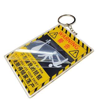 ຢ່າແຕະຕ້ອງ Pipa hang tag ຂອງຂ້ອຍເຕືອນ bear proof child keychain hang piano bag piano checked instrument protection tag