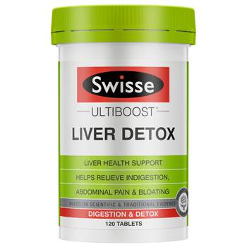 Swisses Milk Thistle Liver Protection Tablets 120 ເມັດ Milk Thistle Liver Protection ເຮັດວຽກລ່ວງເວລາ ແລະນອນເດິກ ບຳລຸງຕັບ