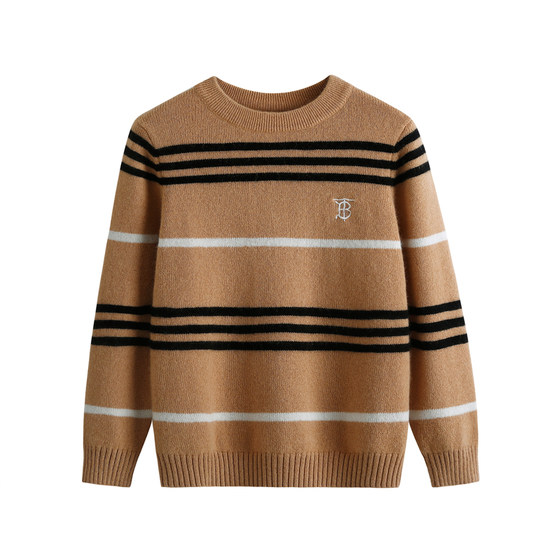 Hongye Yuntai Children's 100% Pure Cashmere Boys Thickened Sweater Baby Knitted Base Shirt Embroidered Letters Hongye Yuntai Children's 100% Pure Cashmere Boys Thickened Sweater Baby Knitted Base Shirt Embroidered Letters