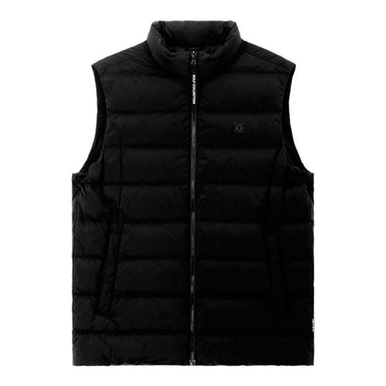 GOLF/Golf winter down vest men's warm trendy duck down stand collar sleeveless vest jacket men's pure color
GOLF/Golf winter down vest men's warm trendy duck down stand collar sleeveless vest jacket men's pure color