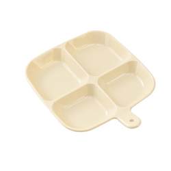 Preparation plate wall-mounted hot pot flavor dish soy sauce dipping sauce side dish storage artifact kitchen tableware side dish plate compartment small dish