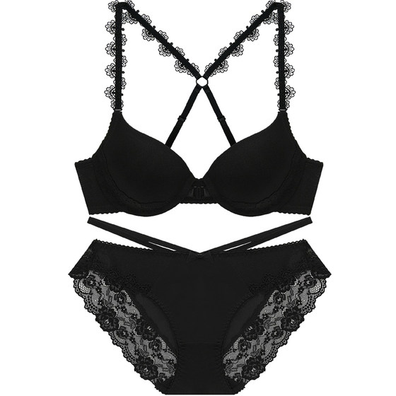 Korean Lalingerie Women's Sexy Lace Bra with Front Button and Beautiful Back Gathering Underwear Underwear Bra Set Korean Lalingerie Women's Sexy Lace Bra with Front Button and Beautiful Back Gathering Underwear Underwear Bra Set