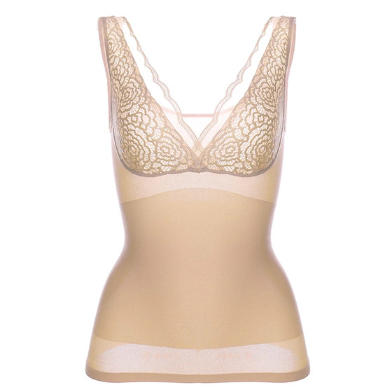 Shapeing vest female thin tight upper upper body abdomen, waist, lace bud, shaping body beauty underwear Shapeing vest female thin tight upper upper body abdomen, waist, lace bud, shaping body beauty underwear