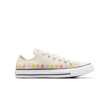 CONVERSE Converse Official All Star Women's Colorful Flower Printing Low-top Canvas Shoes A08107C