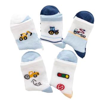 ຖົງຕີນເດັກນ້ອຍ Summer ບາງໆ Breathable Boys Cartoon Mesh Socks Boys Newborn Baby Spring and Autumn Baby Socks