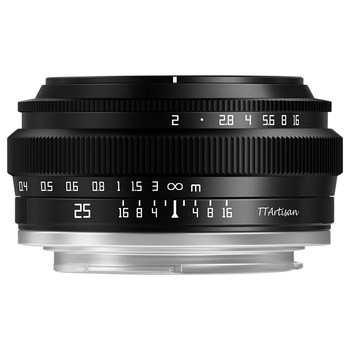 Mingjiang Optical 25mm f2 ເລນໂຟກັສຄົງທີ່ເຫມາະສົມສໍາລັບ Fuji Canon ຂະຫນາດນ້ອຍ spittoon Sony E-mount Panasonic m43 Nikon Z