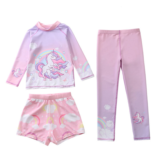 Korean version of the big girl girl long -sleeved trousers sunscreen surfing diving clothes three -piece children's split hot spring swimsuit
Korean version of the big girl girl long -sleeved trousers sunscreen surfing diving clothes three -piece children's split hot spring swimsuit