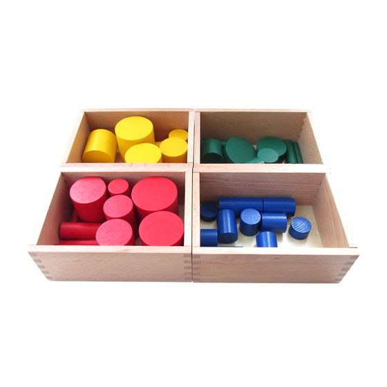 Montessori teaching aids sensory box color cylinder children early education educational toys baby geometric building blocks
Montessori teaching aids sensory box color cylinder children early education educational toys baby geometric building blocks