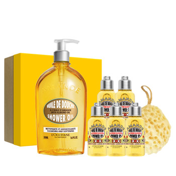 L'Occitane Limited Edition Sweet Almond Shower Oil Almond Milk Scented Firming Shower Gel ນໍ້າຫອມສຳຫຼັບຜູ້ຊາຍ ແລະຜູ້ຍິງ ຫອມແທ້