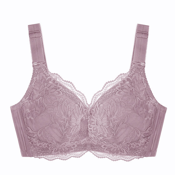 Dai Ge Underwear Female Big Breast Display Small breasts thin bras, gathered full cups to collect pair of milk, no steel ring genuine bra Dai Ge Underwear Female Big Breast Display Small breasts thin bras, gathered full cups to collect pair of milk, no steel ring genuine bra