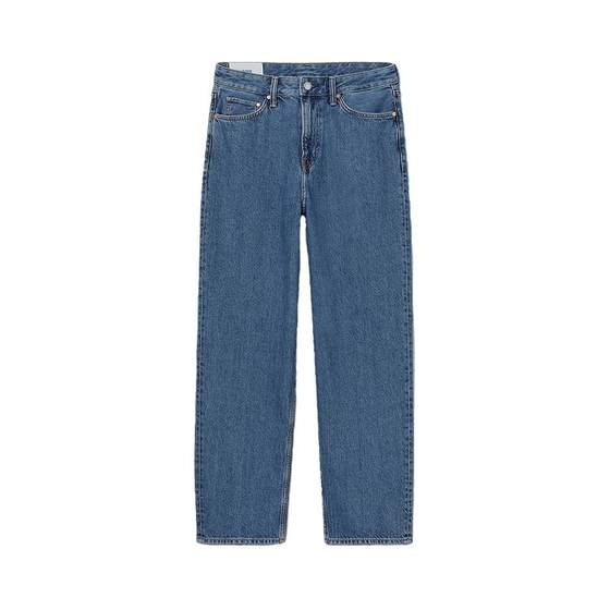 HM men's jeans summer mid-waist wide-leg stretch-loose straight-leg casual pants 0979945 HM men's jeans summer mid-waist wide-leg stretch-loose straight-leg casual pants 0979945