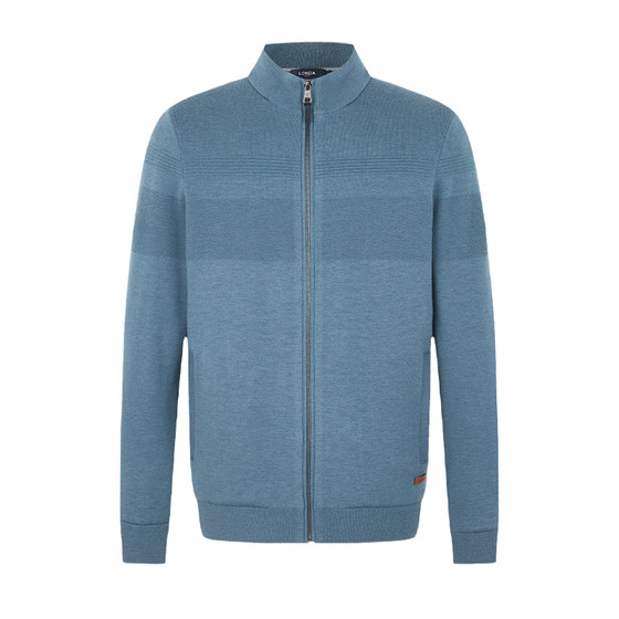 Lund Paul's new autumn and winter style wool stand collar sweater cardigan men's warm solid color thickened sweater jacket trendy Lund Paul's new autumn and winter style wool stand collar sweater cardigan men's warm solid color thickened sweater jacket trendy