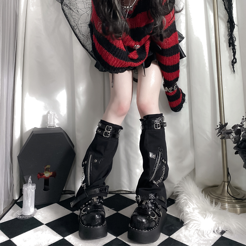 地狱护士 GURURU原创正品lolita鞋y2k亚文化朋克辣妹厚底鞋