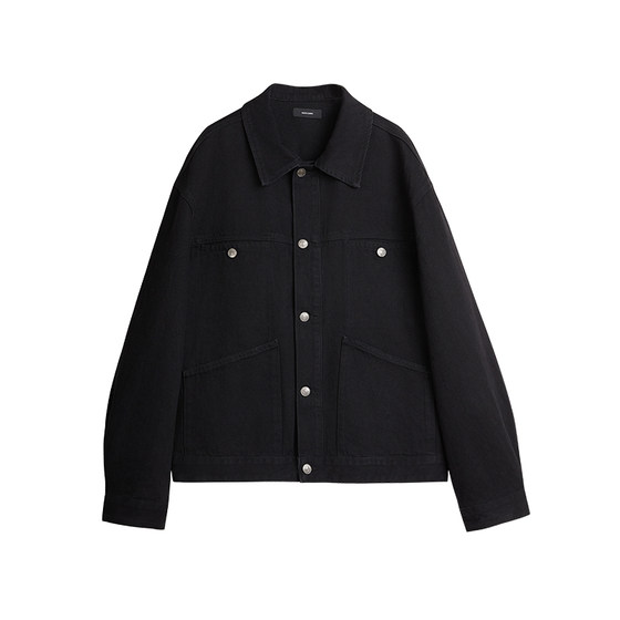 DUPU CONTRACTED classic lapel scimitar sleeve three-dimensional cut breathable soft black denim jacket men
DUPU CONTRACTED classic lapel scimitar sleeve three-dimensional cut breathable soft black denim jacket men
