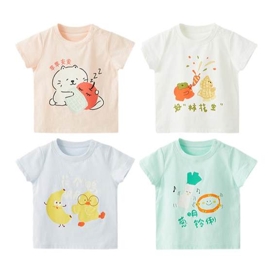 Cucutas children's pure cotton short-sleeved T-shirt cartoon breathable and versatile boy and girl baby summer baby love room store same style
Cucutas children's pure cotton short-sleeved T-shirt cartoon breathable and versatile boy and girl baby summer baby love room store same style