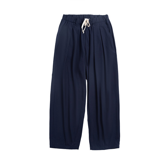 GOKIGA Miyazaki Ka summer thin fast dry ice silk loose draping straight wide-leg casual sports pants men's 8638
GOKIGA Miyazaki Ka summer thin fast dry ice silk loose draping straight wide-leg casual sports pants men's 8638