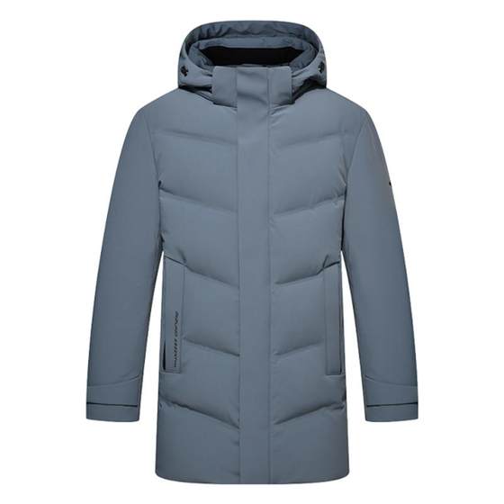 Mizuno autumn and winter men and women thickened medium-length warm and cold-proof hooded down jacket
Mizuno autumn and winter men and women thickened medium-length warm and cold-proof hooded down jacket