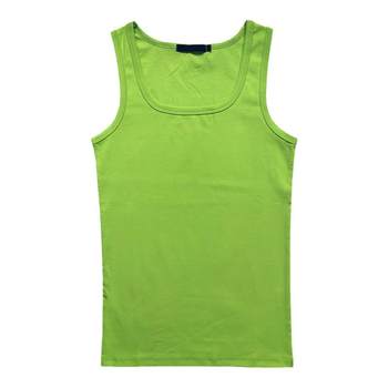 Summer Teen Men's Tight Racer Vest Men's Trendy Solid Color Slim Fit Elastic Sports Bottoming Sweat Vest Thin